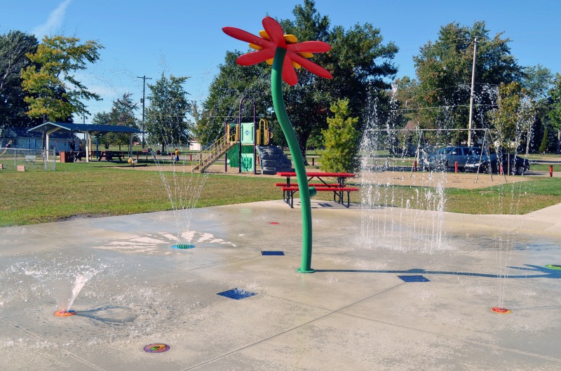 Splash Park at the memorial park